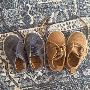 Set of 2 size 4 Janie and Jack boys shoes